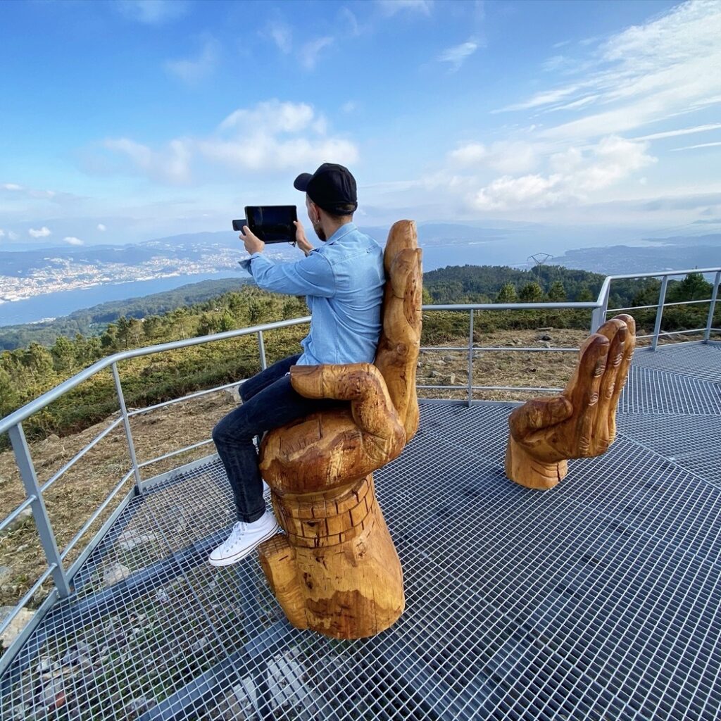 Mirador Monte do Faro, Domaio Guíate Galicia